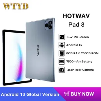 HOTWAV Pad 8 Tablet PC 10.4 palce 8GB+256G 13MP Fotoaparát Android 13 Unisoc T606 Octa-Core 4G Tablet Globálna Verzia s Google Play