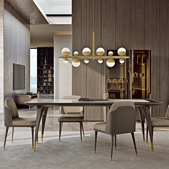 Moderné tvorivosti moderný jednoduchý dizajn s kovovým plášťom jeden jedálenské stoličky tabuľka domov